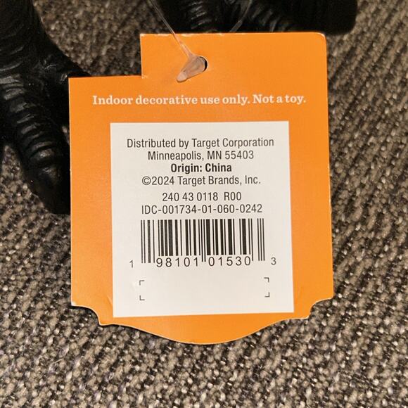 Target Halloween Plastic Owl Decorative Sculpture Black Hyde & Eek - Picture 3 of 6